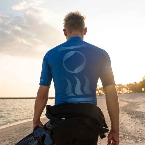 Fourth Element Rashguard Hydro-T Short Sleeve niebieski męski (HYMS01)